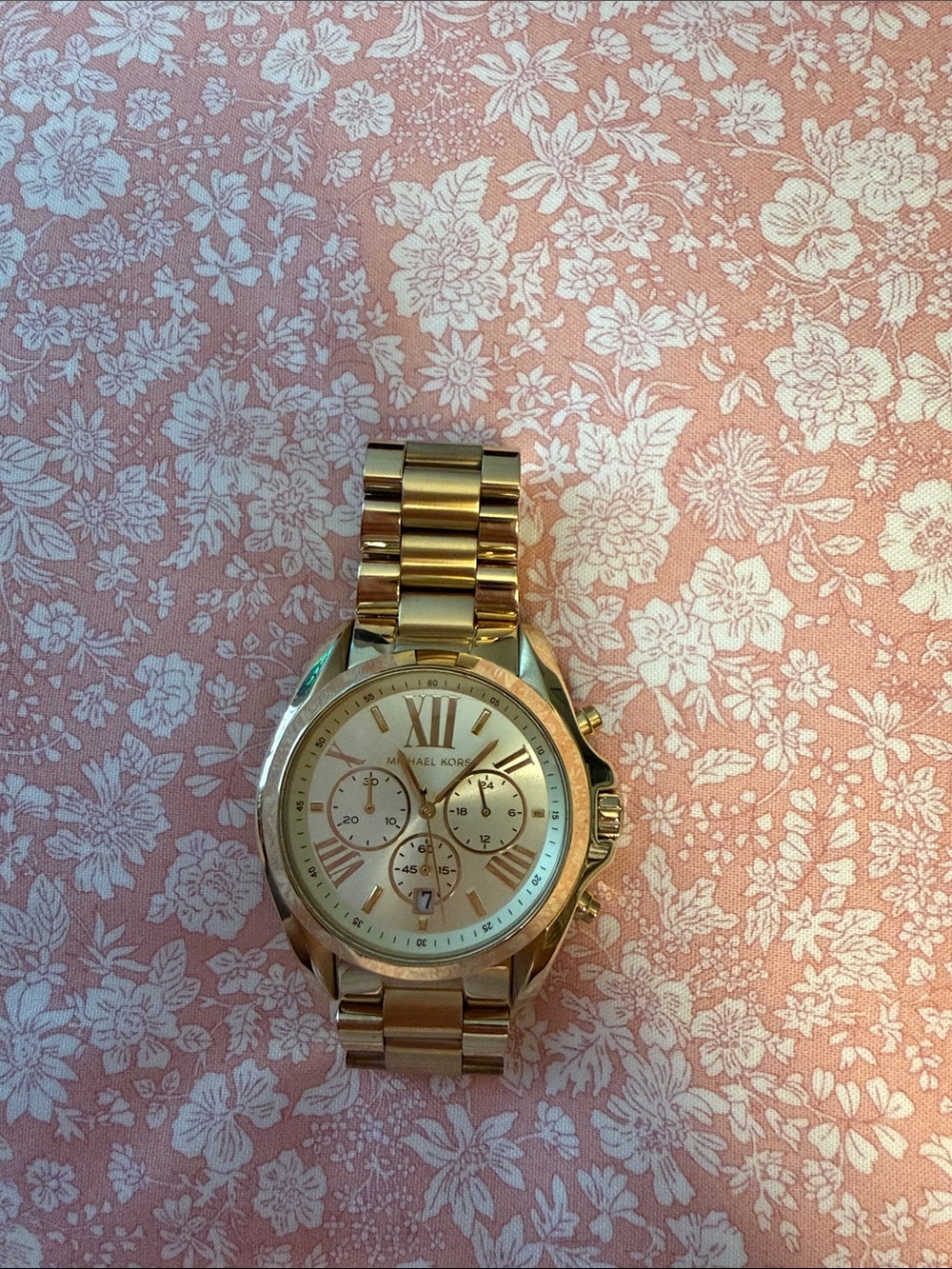 Michael Kors Chunky Gold Watch